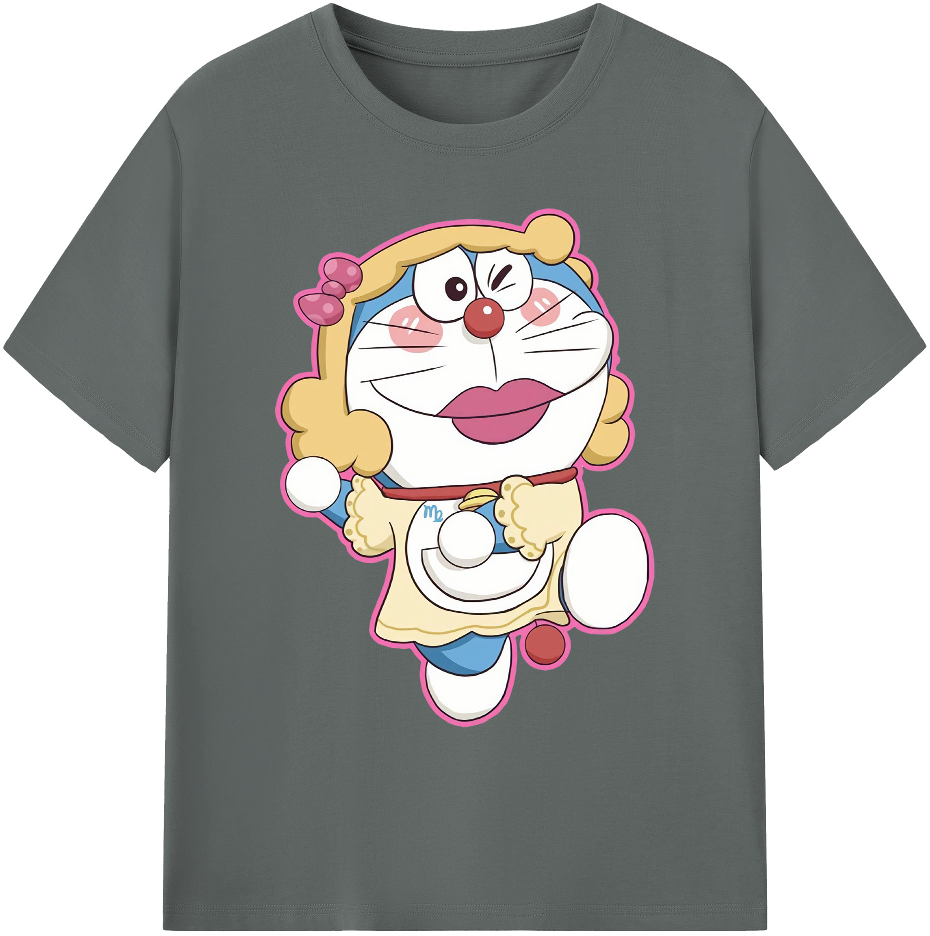 （画像用） ドラえもん Doraemon 綿100％ メンズ半袖Tシャツ｜肌触りやわらか＆通気性